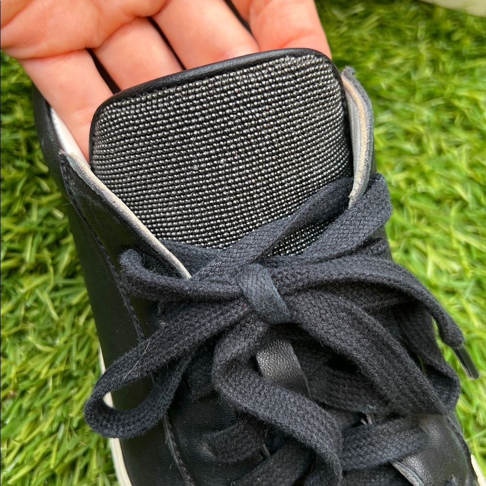 Brunello Cucinelli Black and White Sneakers with Monilli accent - Picture 6 of 11